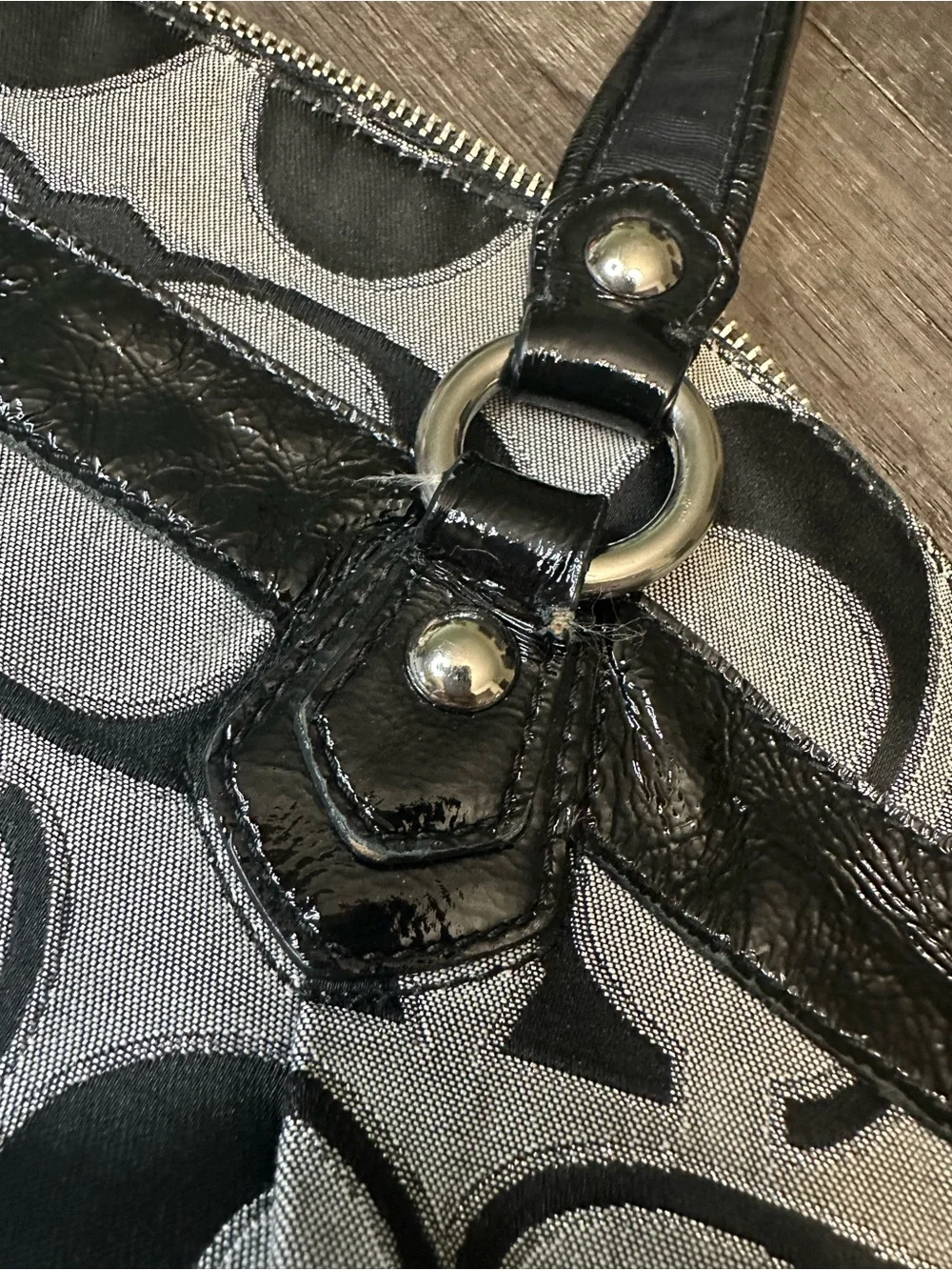 Coach Poppy Signature Glam Tote